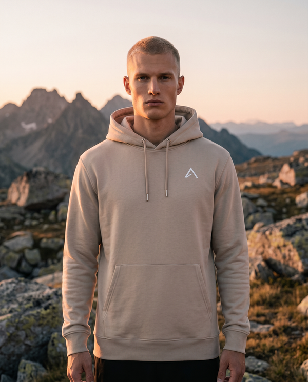 Elevin Organic Hoodie Dust - Lifestyle Frontansicht