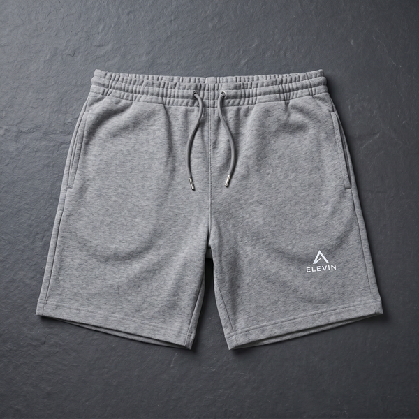 Elevin Shorts Grau - Nahaufnahme