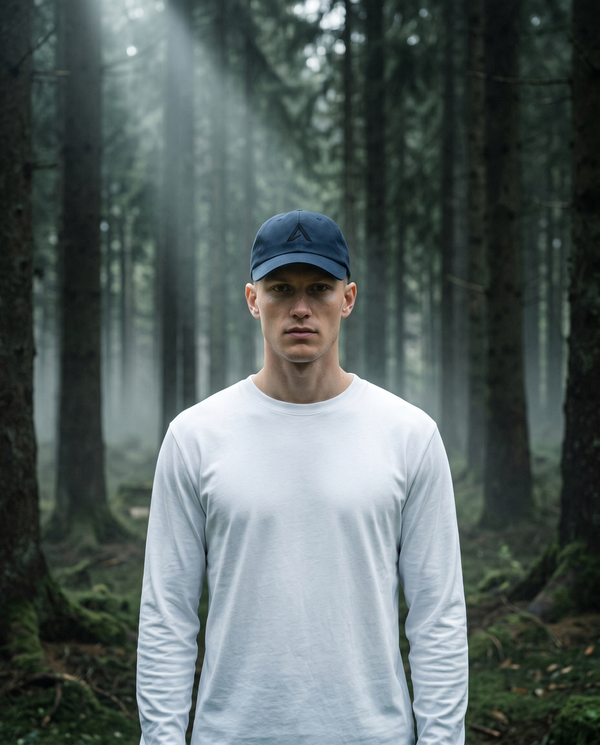 Elevin Baseball Cap Blue - Lifestyle, hiking, Frontansicht,forest