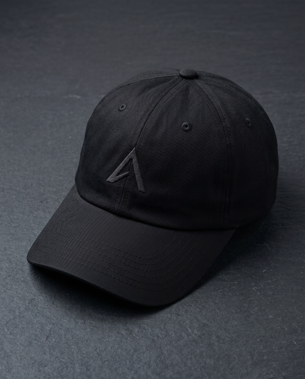 Elevin Baseball Cap Schwarz - Nahaufnahme
