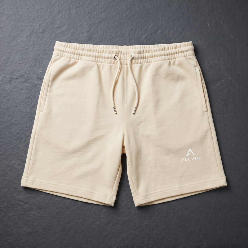 Elevin Shorts Beige - Nahaufnahme