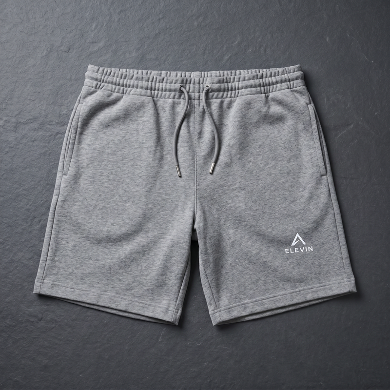 Elevin Shorts Grau - Nahaufnahme