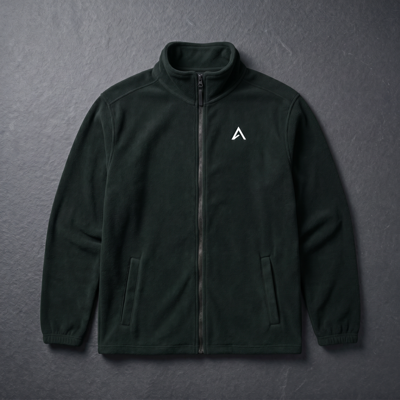 Elevin Fleece Jacket Grün - Nahaufnahme