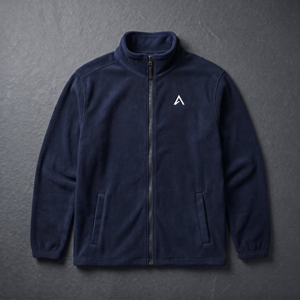 Elevin Fleece Jacket Navy Blue - Nahaufnahme