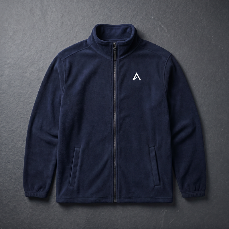 Elevin Fleece Jacket Navy Blue - Nahaufnahme