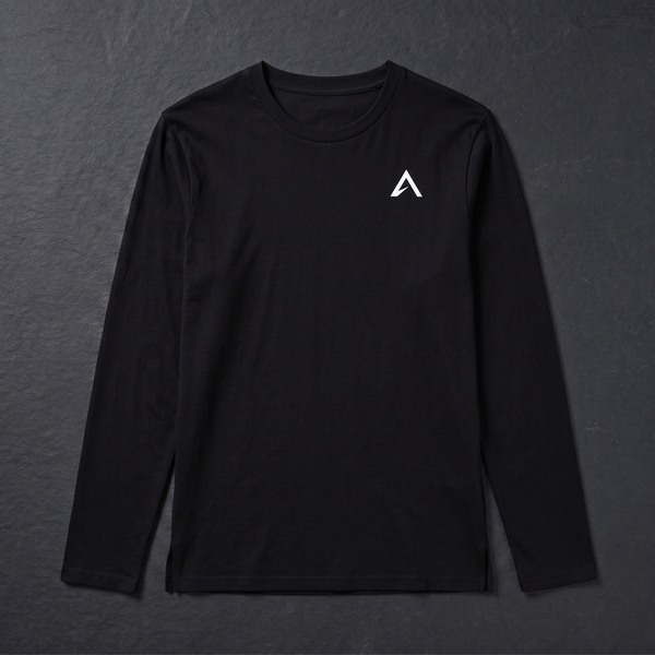 Elevin Longsleeve Schwarz -  Nahaufnahme