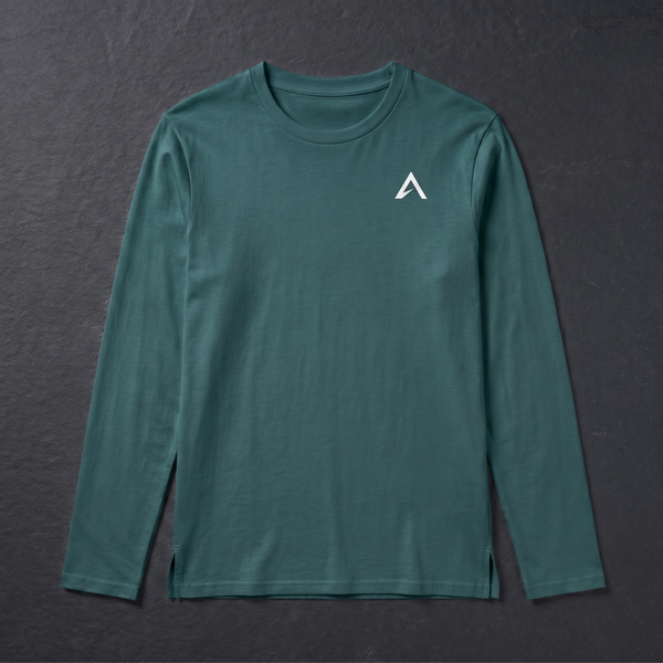 Elevin Longsleeve Grün -  Nahaufnahme