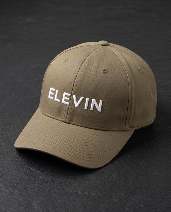 Elevin Baseball Cap Khaki - Nahaufnahme