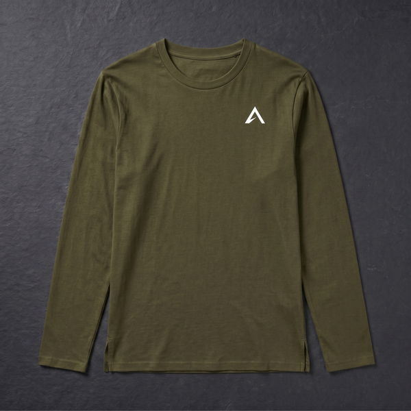 Elevin Longsleeve Khaki -  Nahaufnahme